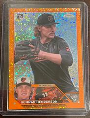 Gunnar Henderson [SP Variation Orange Speckle] #USC208 Baseball Cards 2023 Topps Chrome Update Prices