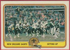 New Orleans Saints [Setting Up] #33 Football Cards 1981 Fleer Team Action Prices