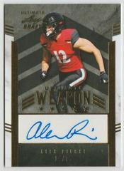 Alec Pierce #UW-AP1 Football Cards 2022 Leaf Ultimate Draft Weapons Autographs Prices