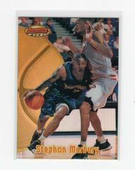 Stephon Marbury [Refractor] #86 Basketball Cards 1997 Bowman's Best Prices