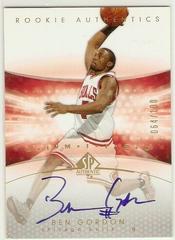 Ben Gordon [Autograph Limited] Basketball Cards 2004 SP Authentic Prices