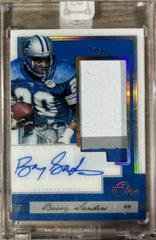 Barry Sanders [Patch Autograph Gold] #130 Football Cards 2018 Panini One Prices