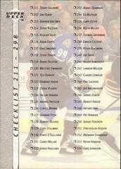 Checklist 211-298 Hockey Cards 1996 Upper Deck Prices