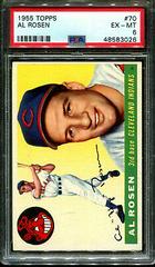 Al Rosen #70 Baseball Cards 1955 Topps Prices