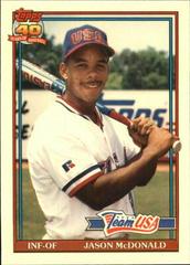 Jason McDonald Baseball Cards 1991 Topps Traded Tiffany Prices