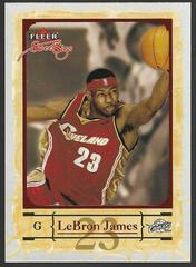 Lebron James [Gold] #75 Basketball Cards 2004 Fleer Sweet Sigs Prices