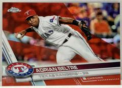 Adrian Beltre [Red] #130 Baseball Cards 2017 Topps Chrome Prices