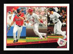 Chipper Jones, Albert Pujols, Matt Holliday #4 Baseball Cards 2009 Topps Prices