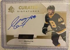 Matt Grzelcyk Hockey Cards 2022 SP Authentic Curated Signatures Prices