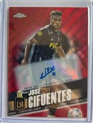 Jose Cifuentes [Autograph Red Wave] Soccer Cards 2022 Topps Chrome MLS Prices