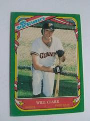 Will Clark #22 Baseball Cards 1987 Fleer Star Stickers Prices