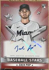 Zach Pop [Red] #BSA-ZP Baseball Cards 2022 Topps Baseball Stars Autographs Prices