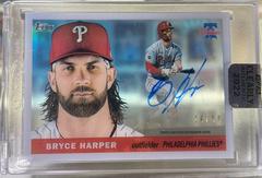 Bryce Harper #55RA-BH Baseball Cards 2022 Topps Clearly Authentic 1955 Reimagining Autographs Prices