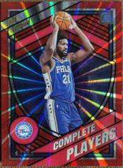 Joel Embiid [Red Laser] #2 Basketball Cards 2020 Donruss Complete Players Prices