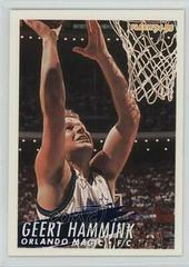 Geert Hammink Basketball Cards 1994 Fleer Prices