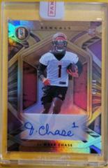 Ja'Marr Chase [Autograph Rose Gold] #112 Football Cards 2021 Panini Gold Standard Prices