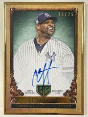 CC Sabathia [Emerald] Baseball Cards 2023 Topps Gilded Collection Gallery of Gold Autographs Prices
