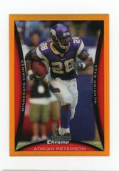 Adrian Peterson [Orange Refractor] #BC139 Football Cards 2008 Bowman Chrome Prices