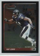 Ray Lewis Football Cards 2003 Bowman Chrome Prices