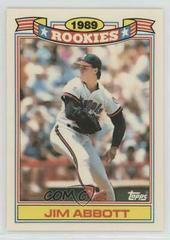 Jim Abbott #1 Baseball Cards 1990 Topps Glossy Rookies Prices