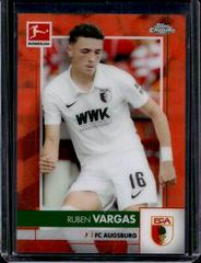 Ruben Vargas [Orange Refractor] Soccer Cards 2020 Topps Chrome Bundesliga Prices