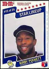Kirby Puckett [Perforated] #15 Baseball Cards 1987 M & M's Prices