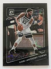 Karl Anthony Towns [Black Velocity] Basketball Cards 2021 Panini Donruss Optic Prices