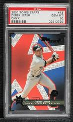 Derek Jeter [Onyx] #43 Baseball Cards 2001 Topps Stars Prices