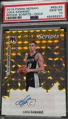 Luka Samanic [Gold] Basketball Cards 2019 Panini Mosaic Rookie Autographs Prices