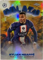 Kylian Mbappe [Gold] Soccer Cards 2022 Topps Chrome UEFA Club Competitions Golazo Prices