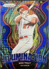 Mike Trout [Blue Mojo Prizm] #IL-10 Baseball Cards 2022 Panini Prizm Illumination Prices