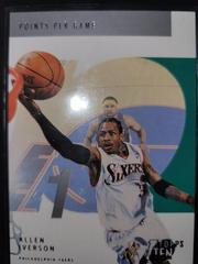 Allen Iverson Basketball Cards 2002 Topps Ten Prices
