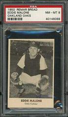 Eddie Malone Baseball Cards 1950 Remar Bread Oakland Oaks Prices