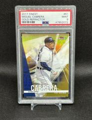 Miguel Cabrera [Gold Refractor] #61 Baseball Cards 2017 Topps Finest Prices