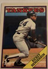 Rickey Henderson #60 Baseball Cards 1988 Topps Tiffany Prices