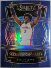 Ben Wallace [Blue Prizm] Basketball Cards 2021 Panini Select Company Prices