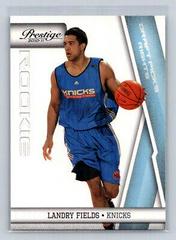 Landry Fields [Draft Picks Rights Autograph] #189 Basketball Cards 2010 Panini Prestige Prices