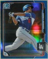 Corey Seager [Blue Refractor] #BCP250 Baseball Cards 2015 Bowman Chrome Prospects Prices