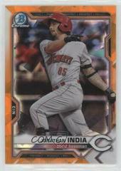 Jonathan India [Orange Refractor] #BCP-46 Baseball Cards 2021 Bowman Sapphire Prices
