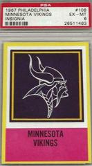 Minnesota Vikings [Insignia] #108 Football Cards 1967 Philadelphia Prices