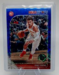 Trae Young [Blue Laser] Basketball Cards 2019 Panini Hoops Premium Stock Prices