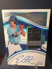 Evan Carter [Prospect Patch Autograph Platinum] #59 Baseball Cards 2023 Panini Immaculate Prices