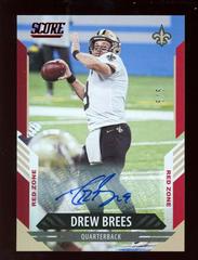 Drew Brees [Signature Red Zone] #206 Football Cards 2021 Panini Score Prices