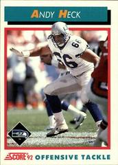 Andy Heck #459 Football Cards 1992 Panini Score Prices