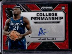 Adama Sanogo [Choice Red] #DPA-ASG Basketball Cards 2023 Panini Prizm Draft Picks Autographs Prices