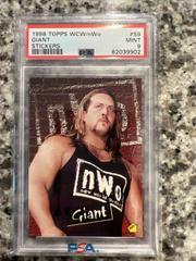 Giant Wrestling Cards 1998 Topps WCW/nWo Stickers Prices