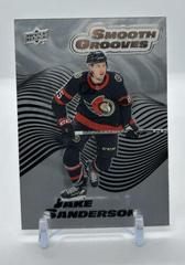 Jake Sanderson #SG29 Hockey Cards 2022 Upper Deck Smooth Grooves Prices