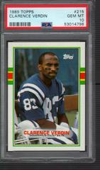 Clarence Verdin Football Cards 1989 Topps Prices