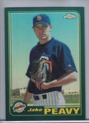 Jake Peavy [Retrofractor] Baseball Cards 2001 Topps Chrome Traded Prices