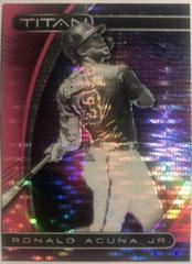 Ronald Acuna Jr. [Purple Mojo] #2 Baseball Cards 2021 Panini Chronicles Titan Prices